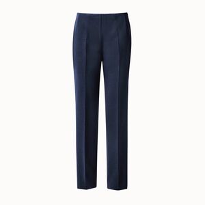 Akris - Straight Leg Pants in Wool - Navy